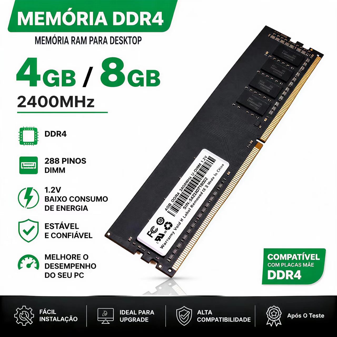 Khadas Vim4 8Gb - ذاكرة RAM DDR4 4GB 8GB 2400MHz
