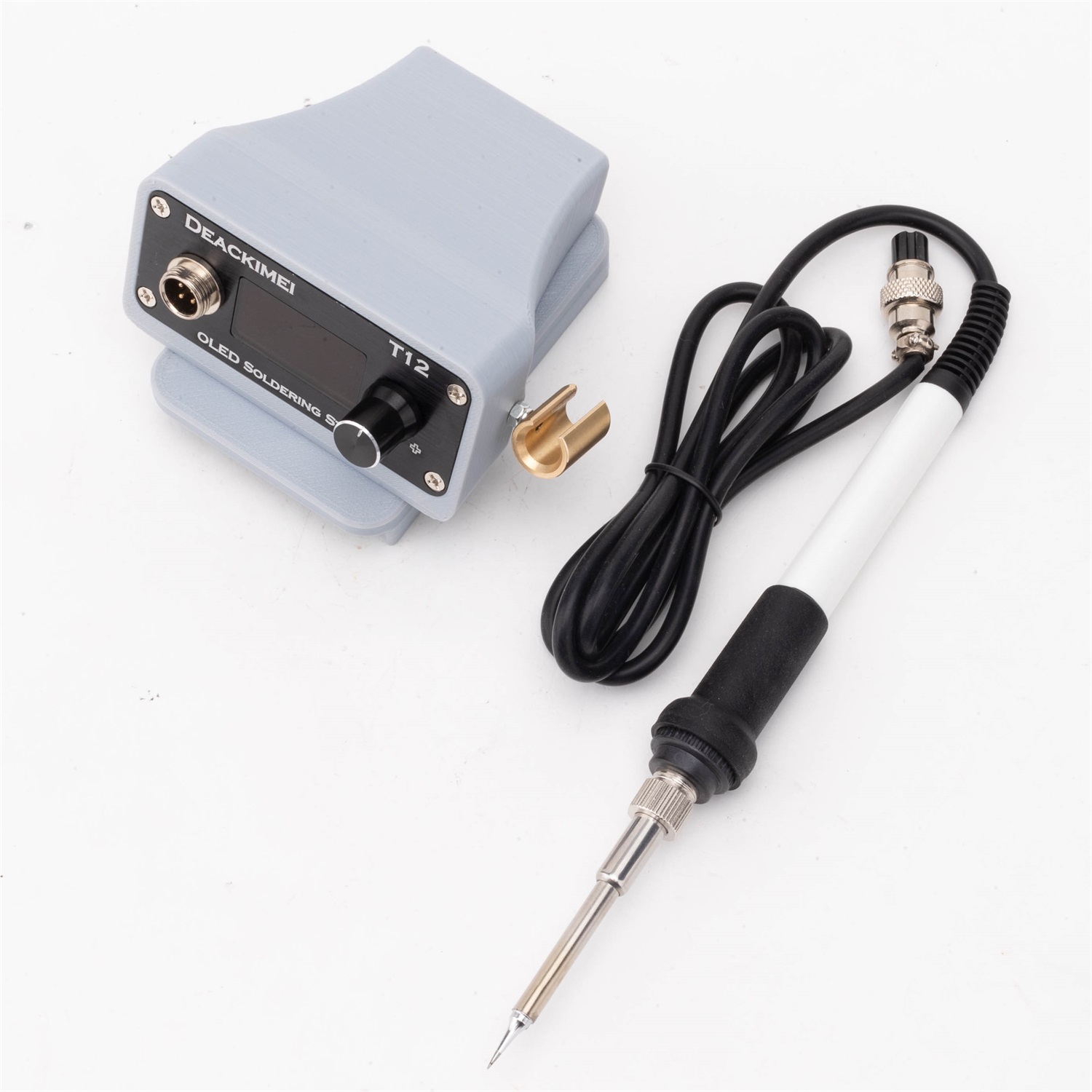 محطة لحام لاسلكية محمولة تعمل  - مراجعة Soldering Station T12 Oled وسعره